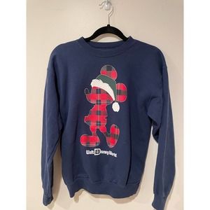 Disney‎ parks Mickey Mouse Christmas sweatshirt size small